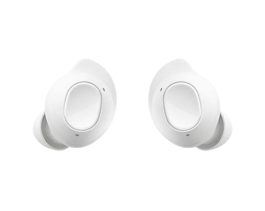 Samsung Galaxy Buds FE bežične slušalice bele boje, sa aktivnom eliminacijom buke, ergonomskim dizajnom i dugotrajnim trajanjem baterije.